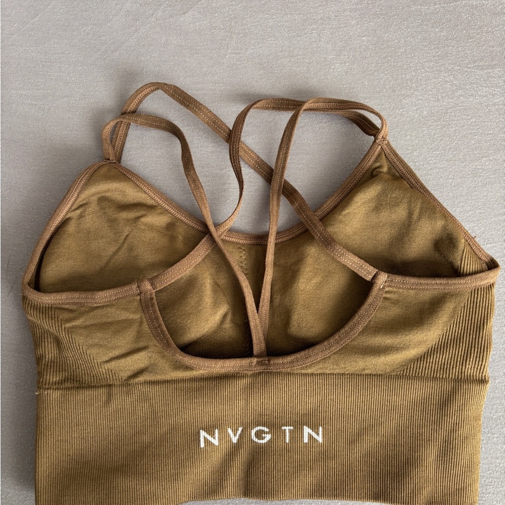 NVGTN Women's Tan Sports Bra